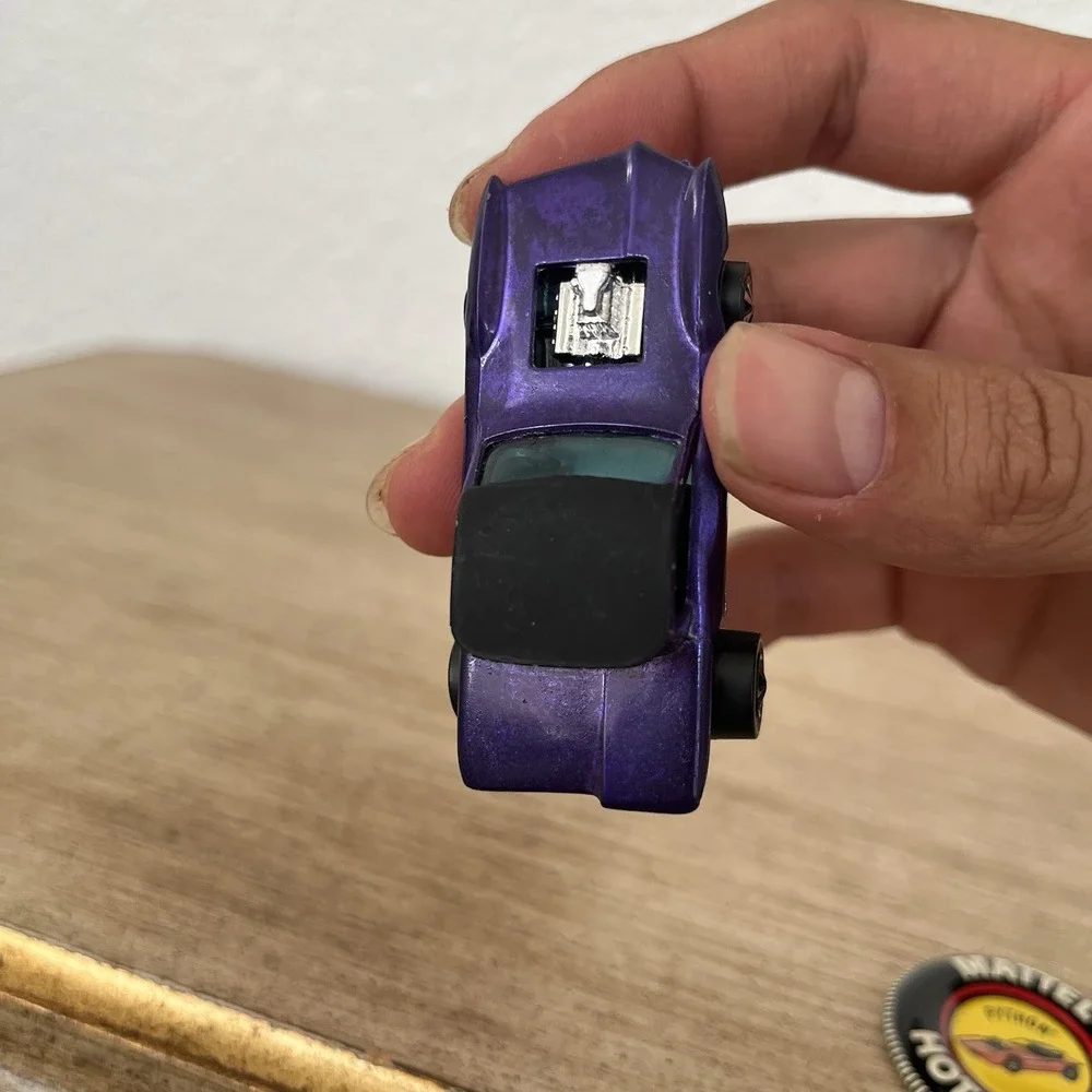 1967 Hot Wheels Redline Python Purple Black Roof Hong Kong Vintage Mattel